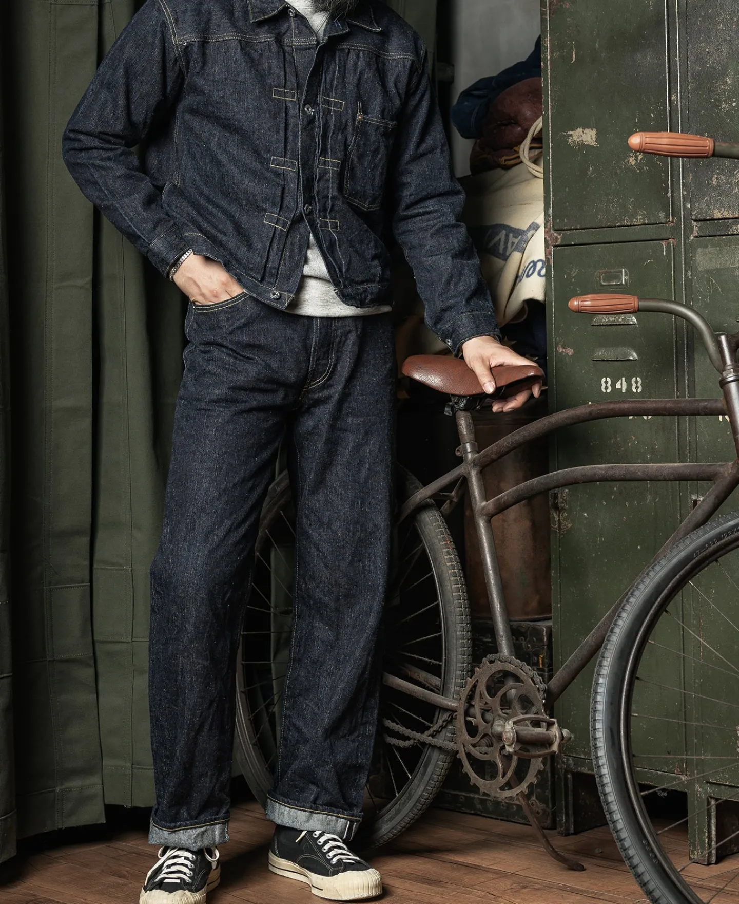 Bronson Mfg S806XX 1943 War Simplified Model 1st Selvedge Denim Jacket> Denim Jackets|Jackets & Coats