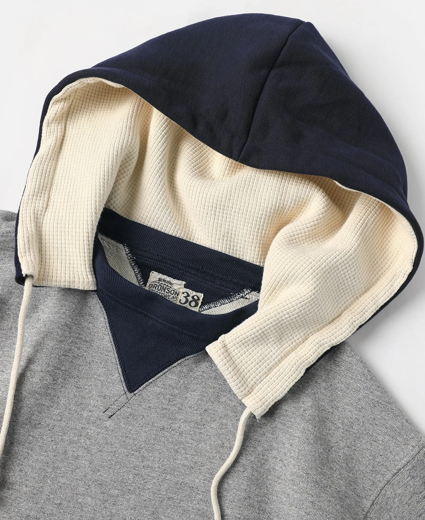 Bronson Mfg Two-Tone Double V Gusset Hooded Sweatshirt> Sweatshirts & Hoodies