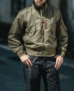 Bronson Mfg US Air Force Type L-2 Flight Jacket><noscript><img width=