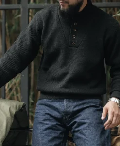 Bronson Mfg US Army High Neck Wool Sweater -><noscript><img width=