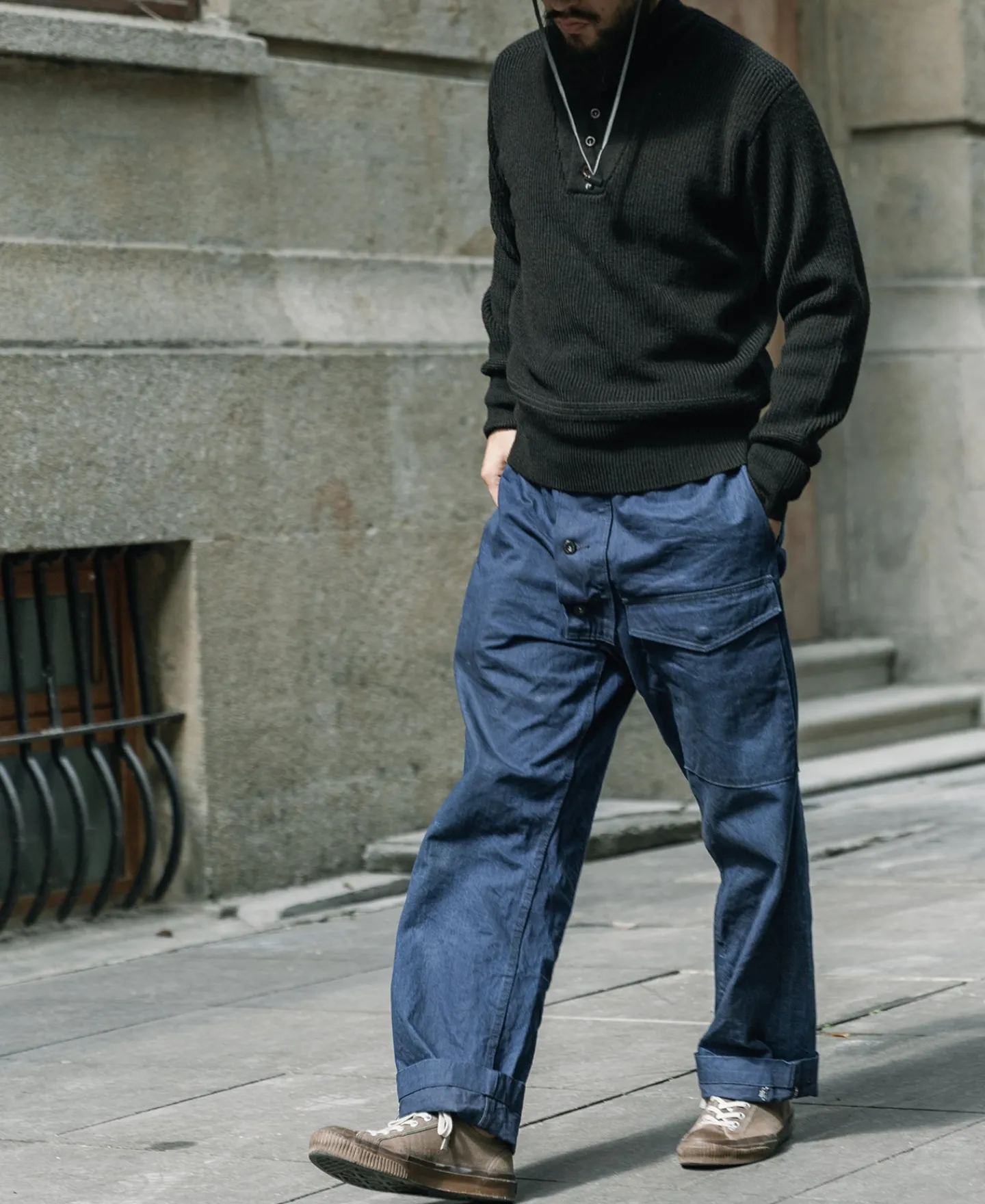 Bronson Mfg US Army High Neck Wool Sweater -> Knitwear