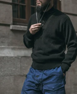 Bronson Mfg US Army High Neck Wool Sweater -><noscript><img width=