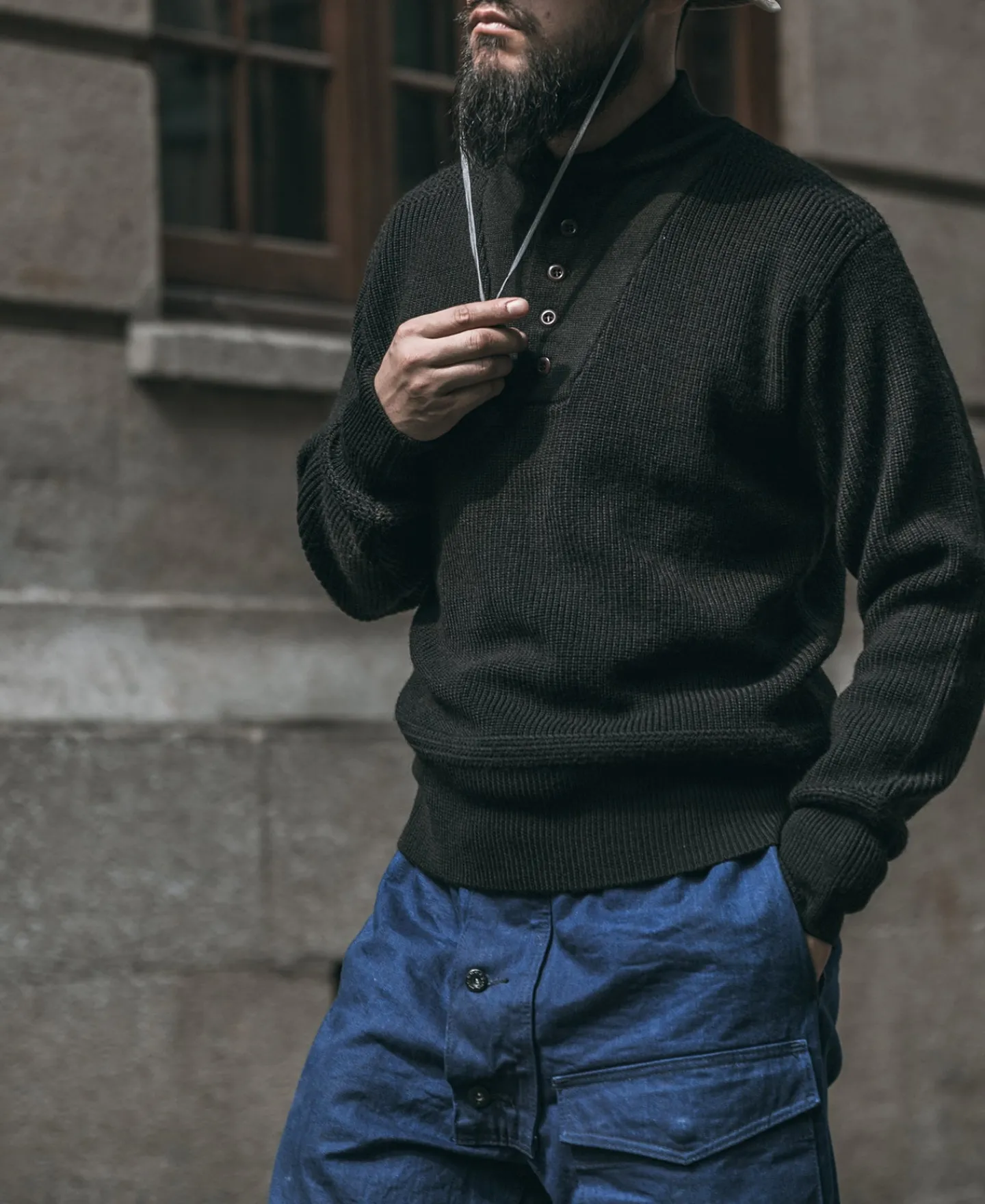 Bronson Mfg US Army High Neck Wool Sweater -> Knitwear