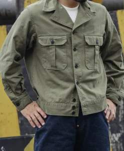 Bronson Mfg US Army M-41 HBT Fatigue Jacket><noscript><img width=