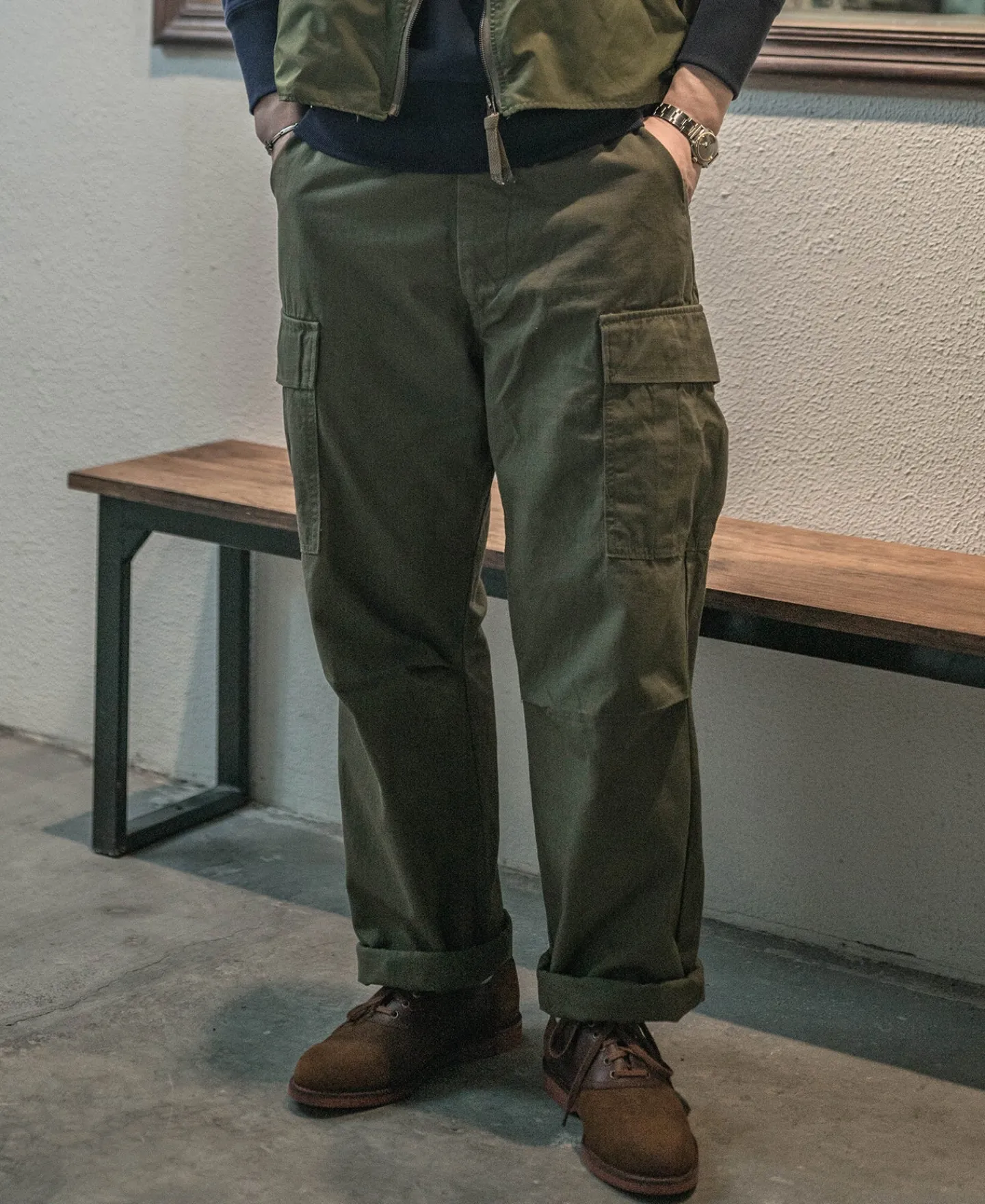 Bronson Mfg US Army 5th Model Tropical Jungle Fatigue Pants> Pants & Trousers
