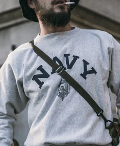 Bronson Mfg US Naval Academy Reverse Weave Sweatshirt><noscript><img width=
