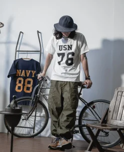 Bronson Mfg US Naval Football T-Shirt -><noscript><img width=
