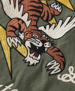 Bronson Mfg USAAF 14th Air Force Flying Tigers Embroidery Jacket><noscript><img width=