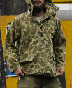 Bronson Mfg USMC HBT Duck Camo Dungaree Gunner Smock (Modified)><noscript><img width=