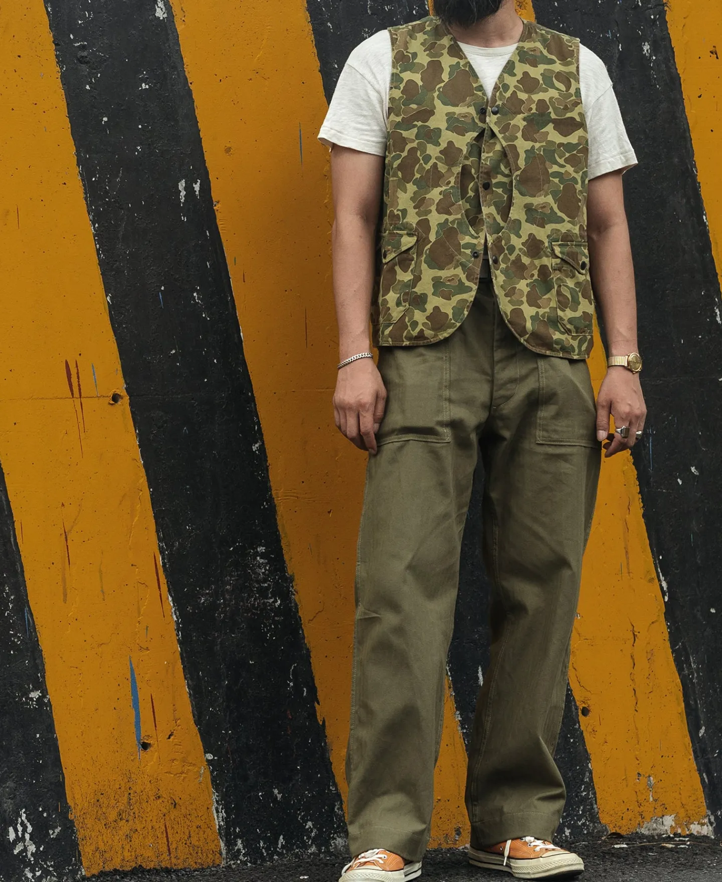 Bronson Mfg USMC P-41 HBT Utility Fatigue Trousers> Pants & Trousers