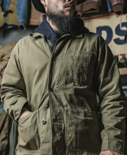 Bronson Mfg USMC P-41 HBT Utility Jacket><noscript><img width=