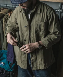 Bronson Mfg USMC P-41 HBT Utility Jacket><noscript><img width=