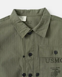 Bronson Mfg USMC P-44 HBT Utility Jacket><noscript><img width=