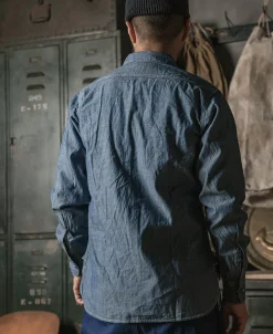 Bronson Mfg U.S.N. Chambray Shirt><noscript><img width=
