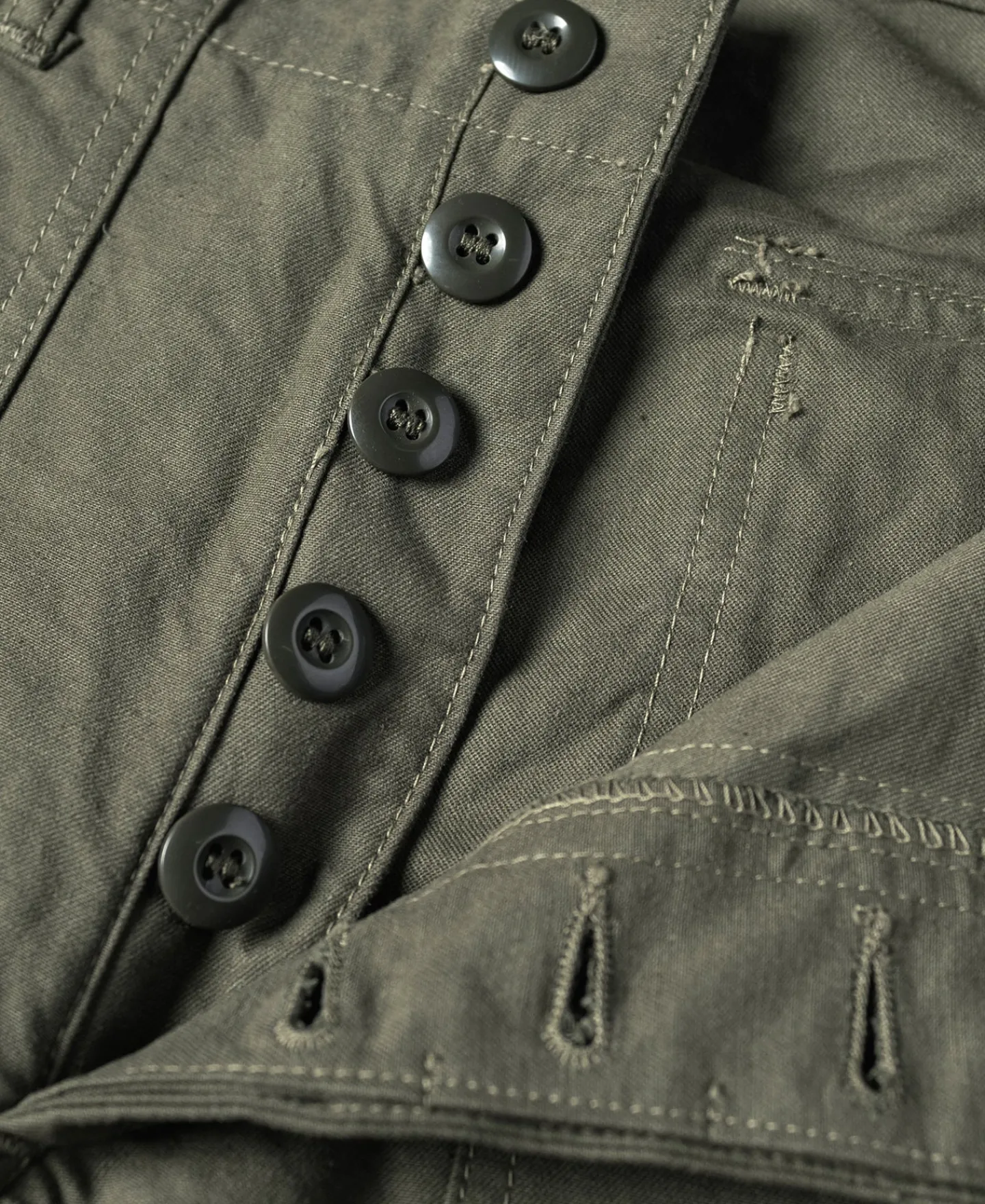 Bronson Mfg Vietnam War OG-107 Fatigue Utility Shorts -> Shorts