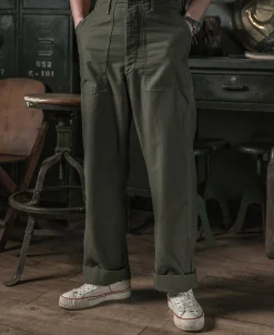 Bronson Mfg Vietnam War OG-107 Utility Fatigue Pants><noscript><img width=