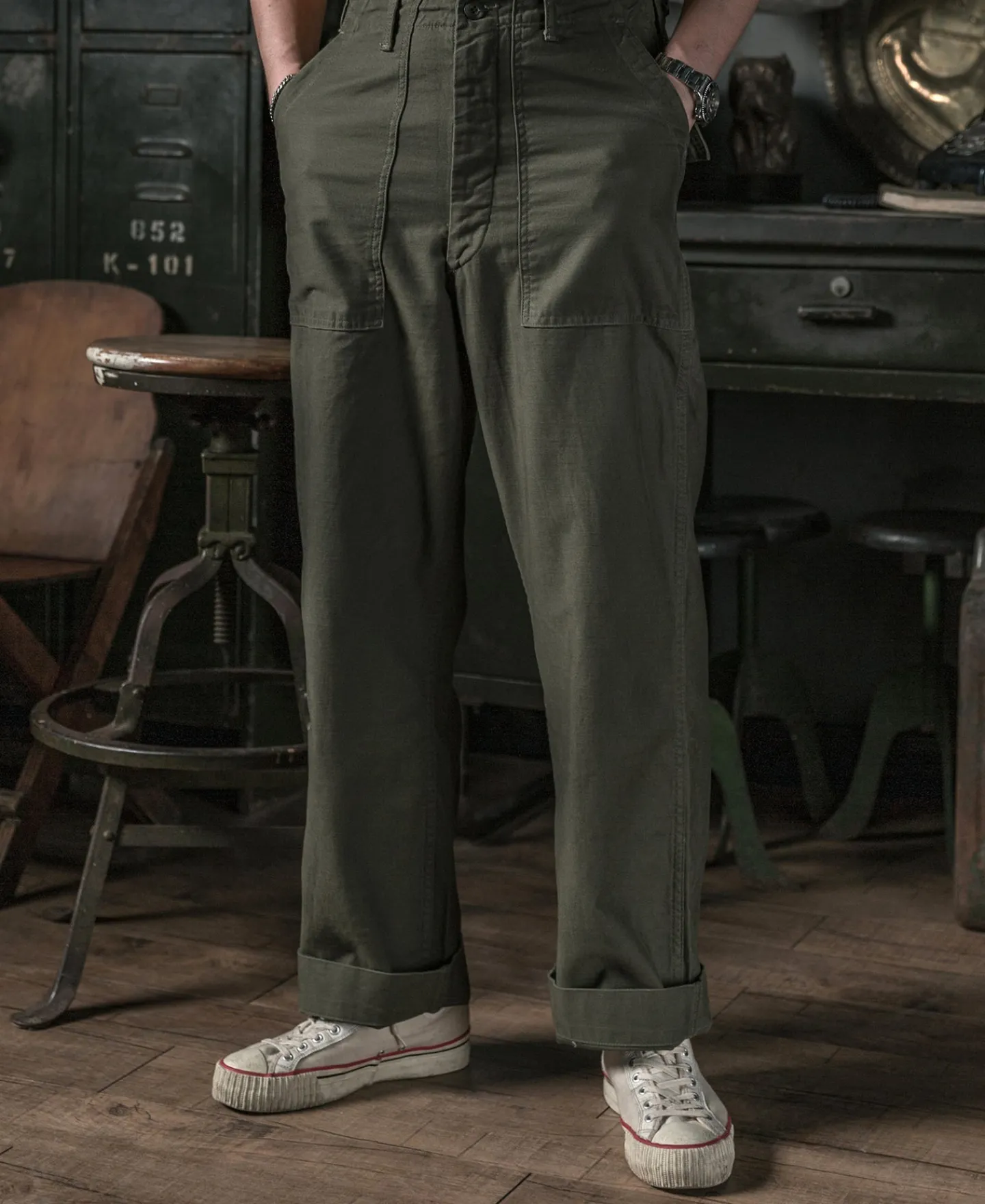 Bronson Mfg Vietnam War OG-107 Utility Fatigue Pants> Pants & Trousers