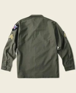 Bronson Mfg Vietnam War US Army OG-107 Fatigue Utility Shirt - Im Jin Scouts> Long Sleeve Shirts