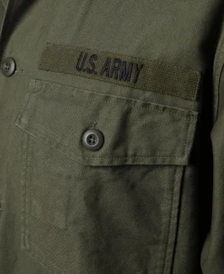 Bronson Mfg Vietnam War US Army OG-107 Fatigue Utility Shirt - Im Jin Scouts><noscript><img width=