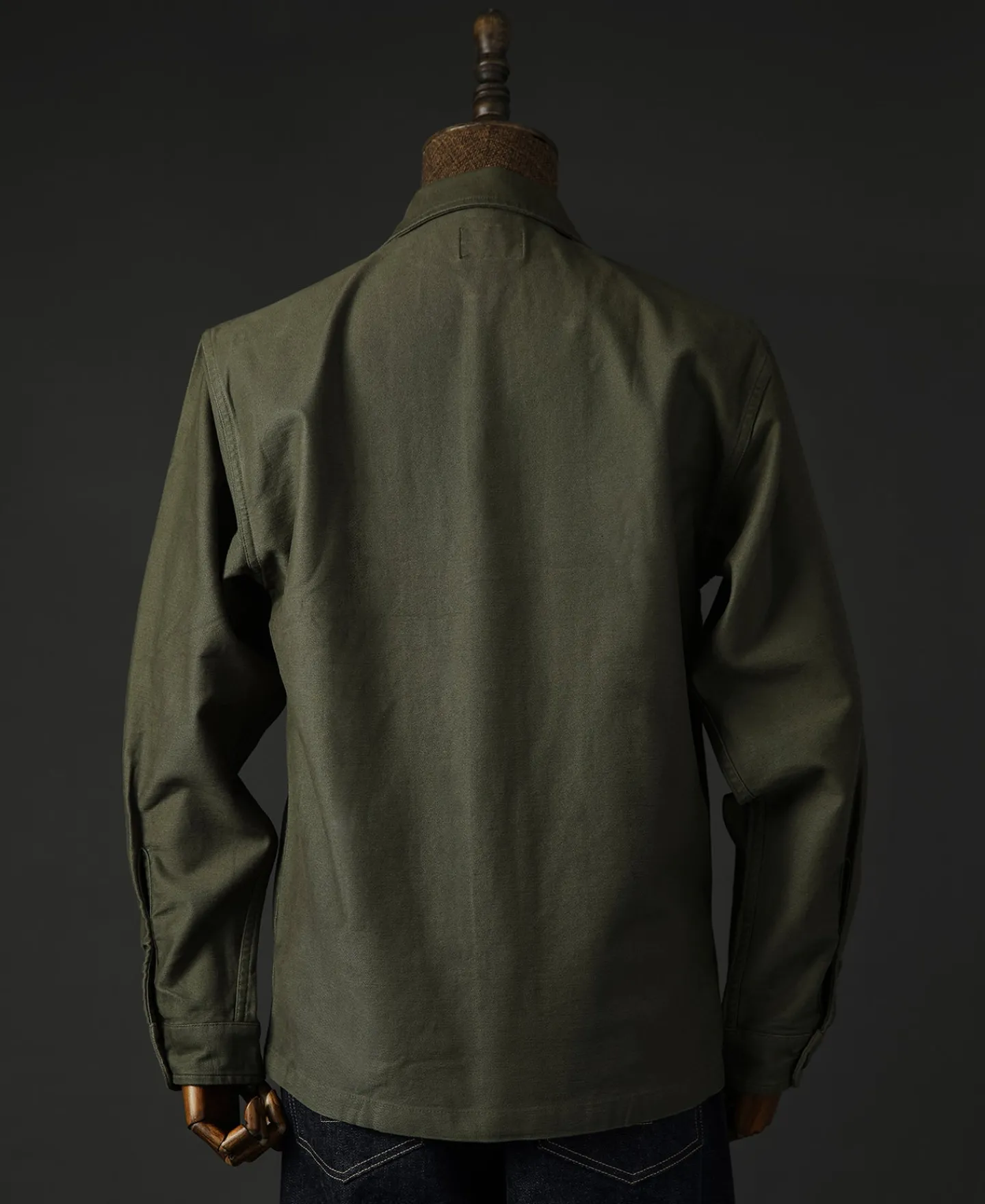 Bronson Mfg Vietnam War US Army OG-107 Fatigue Utility Shirt - Plain> Long Sleeve Shirts