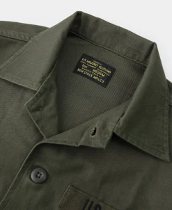 Bronson Mfg Vietnam War US Army OG-107 Fatigue Utility Shirt - Plain><noscript><img width=