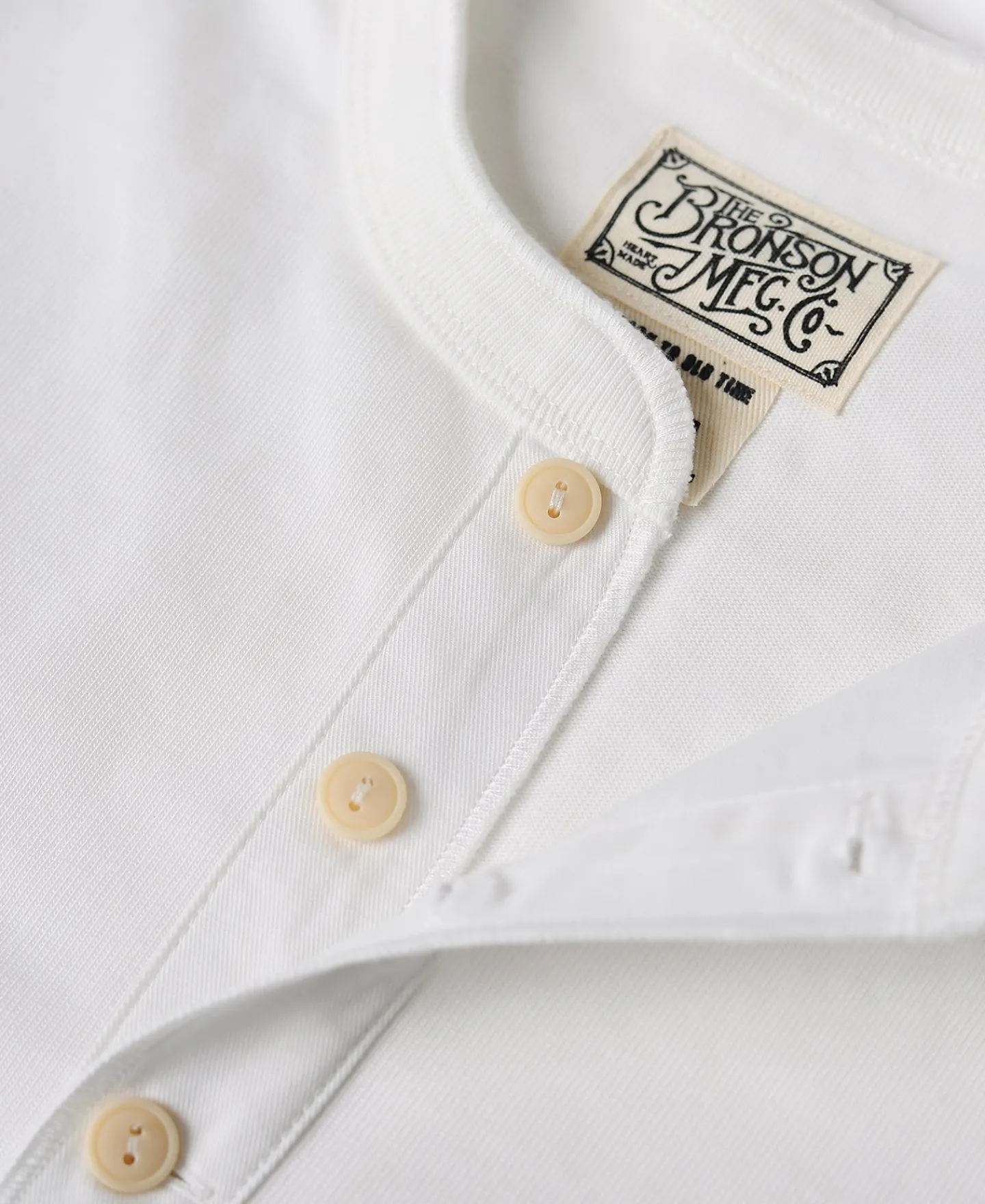 Bronson Mfg Vintage Long Sleeve Henley Shirt -> Long Sleeve T-Shirts|Henleys