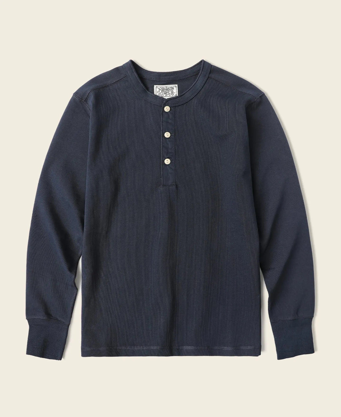 Bronson Mfg Vintage Long Sleeve Henley Shirt -> Long Sleeve T-Shirts|Henleys
