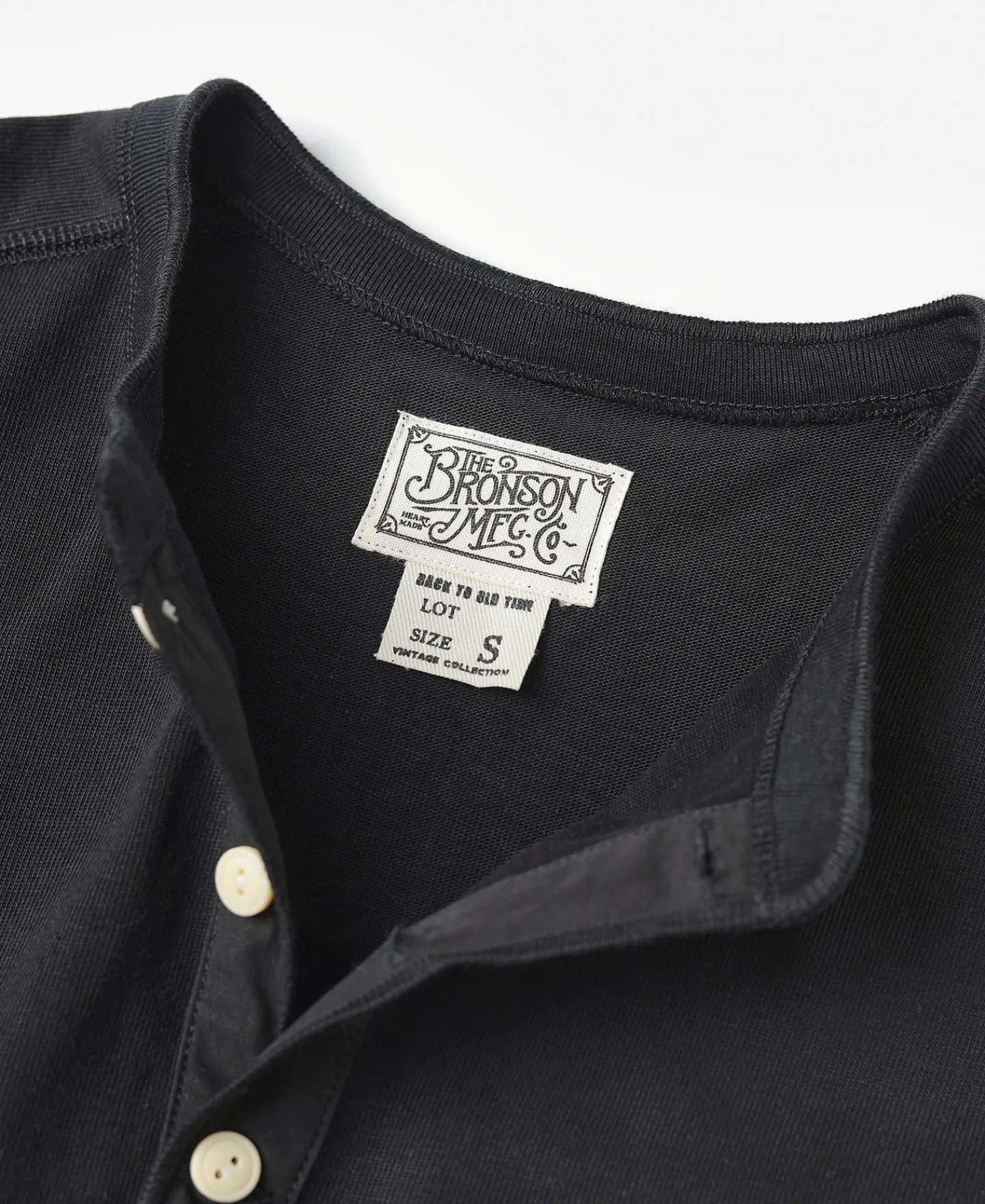 Bronson Mfg Vintage Long Sleeve Henley Shirt -> Long Sleeve T-Shirts|Henleys