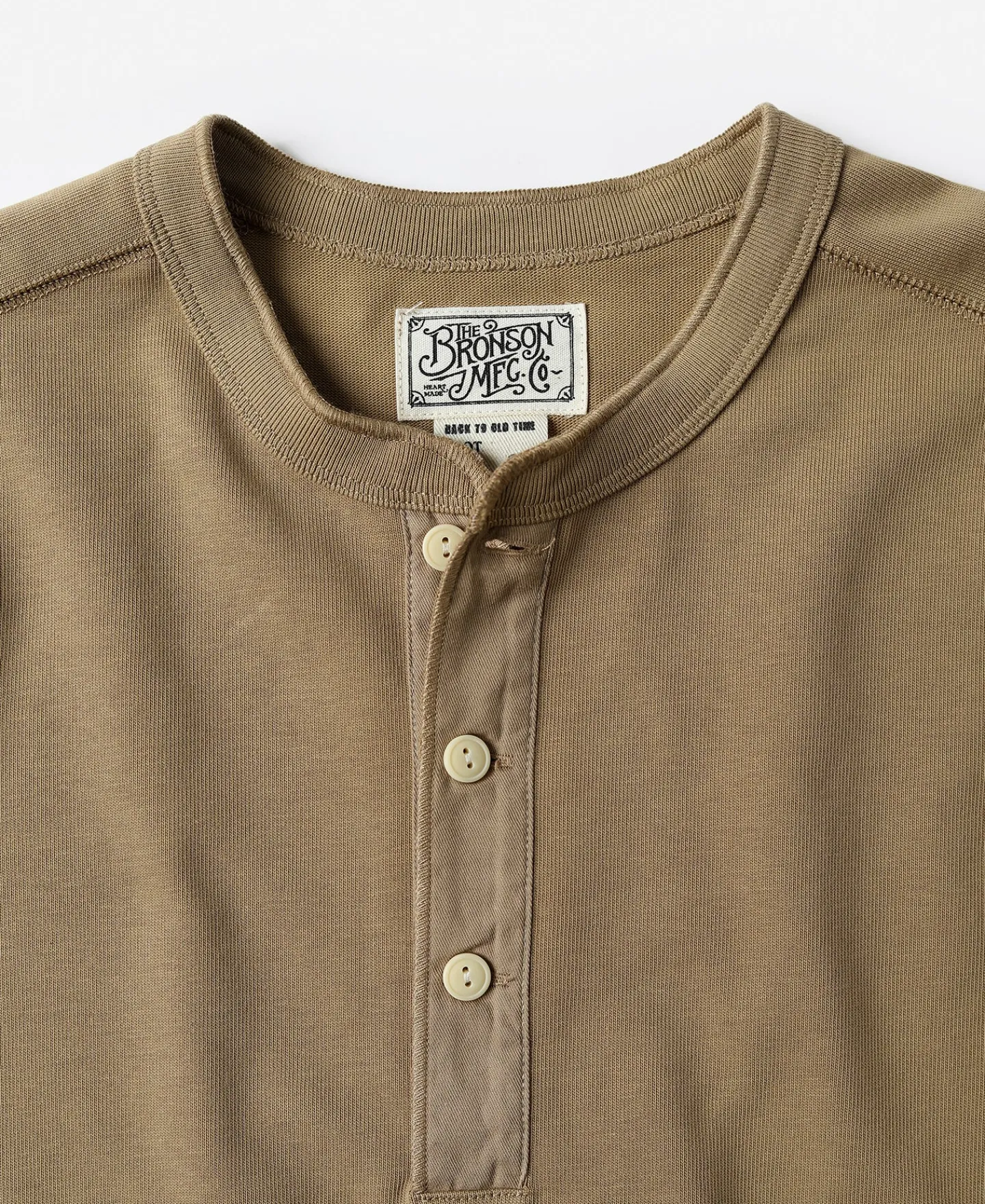 Bronson Mfg Vintage Long Sleeve Henley Shirt -> Long Sleeve T-Shirts|Henleys