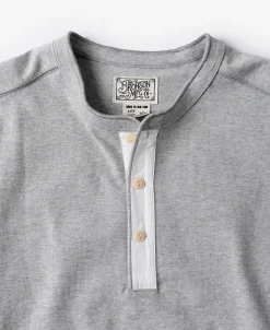 Bronson Mfg Vintage Long Sleeve Henley Shirt -><noscript><img width=