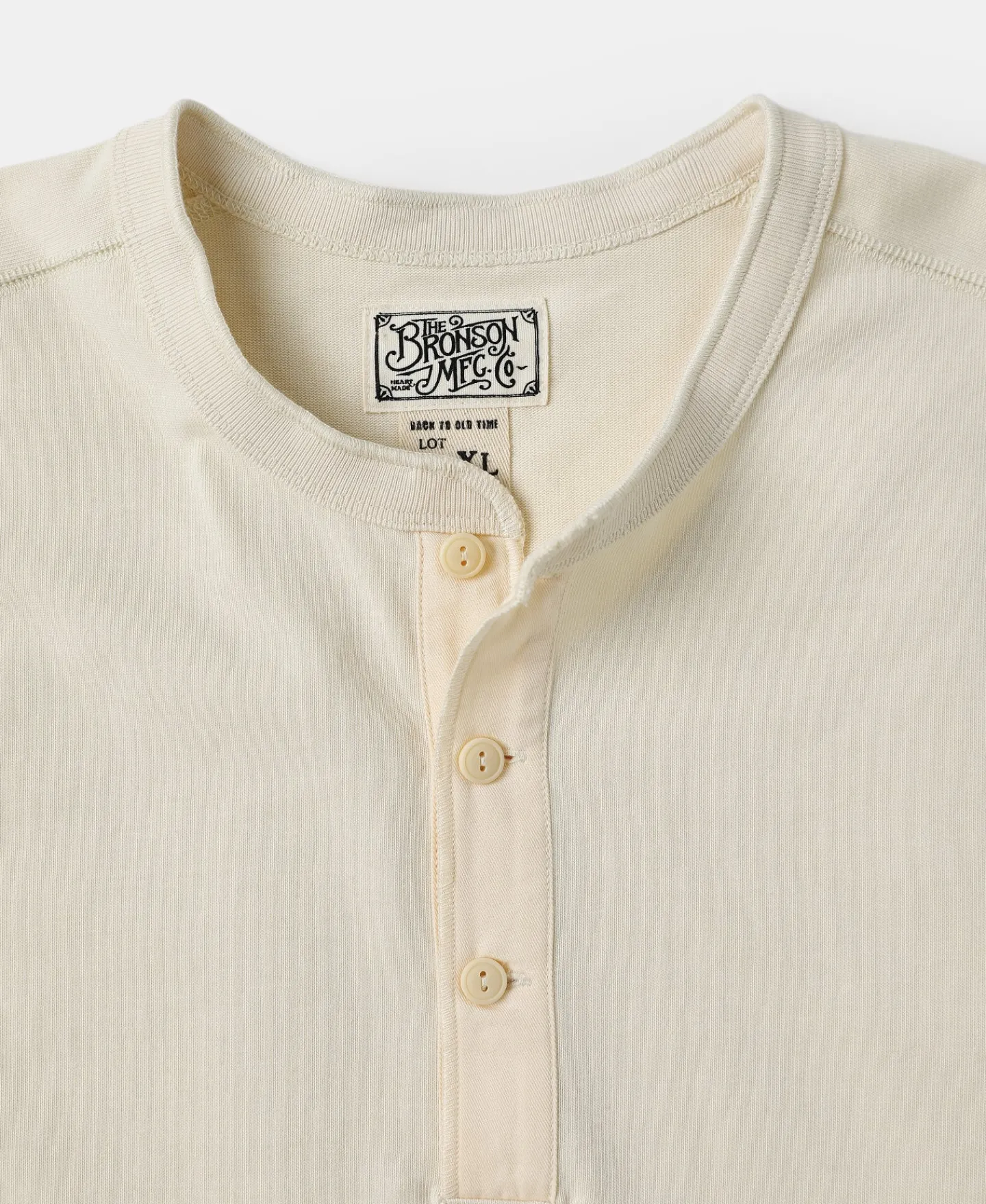 Bronson Mfg Vintage Long Sleeve Henley Shirt -> Long Sleeve T-Shirts|Henleys