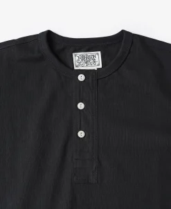 Bronson Mfg Vintage Short Sleeve Henley T-Shirt -><noscript><img width=