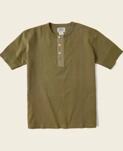 Bronson Mfg Vintage Short Sleeve Henley T-Shirt -> Short Sleeve T-Shirts|Henleys