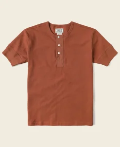 Bronson Mfg Vintage Short Sleeve Henley T-Shirt -> Short Sleeve T-Shirts|Henleys