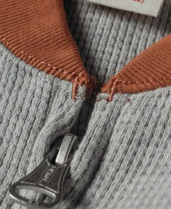 Bronson Mfg Waffle Cotton Full-Zip Track Jacket -><noscript><img width=