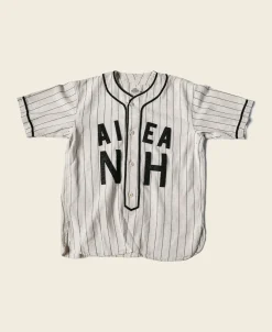 Bronson Mfg WWII Military Baseball Shirt - AIEA NH> Short Sleeve Shirts