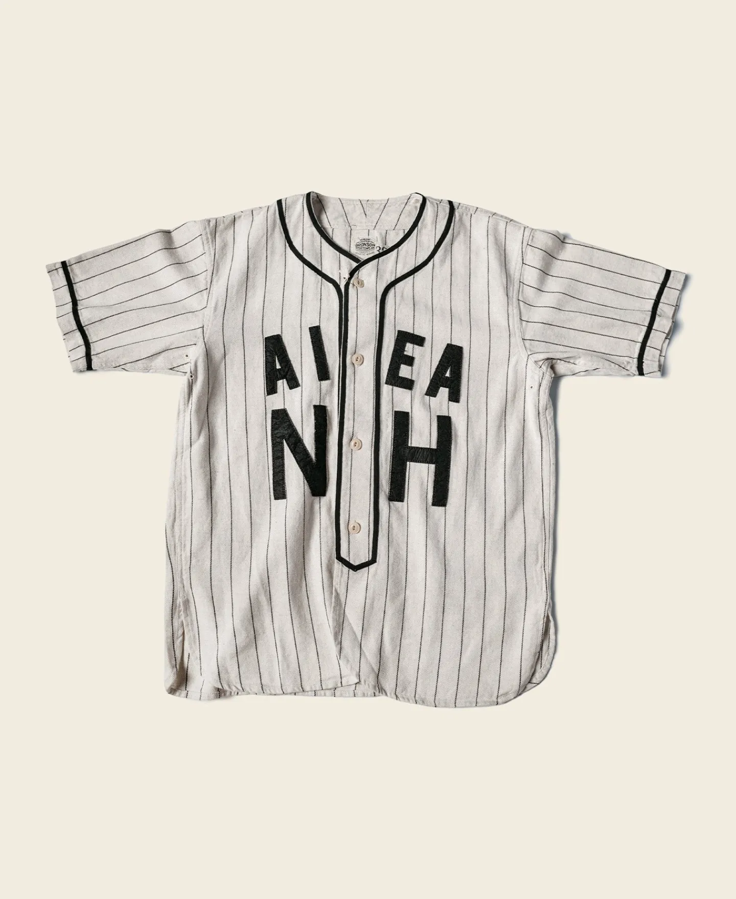 Bronson Mfg WWII Military Baseball Shirt - AIEA NH> Short Sleeve Shirts