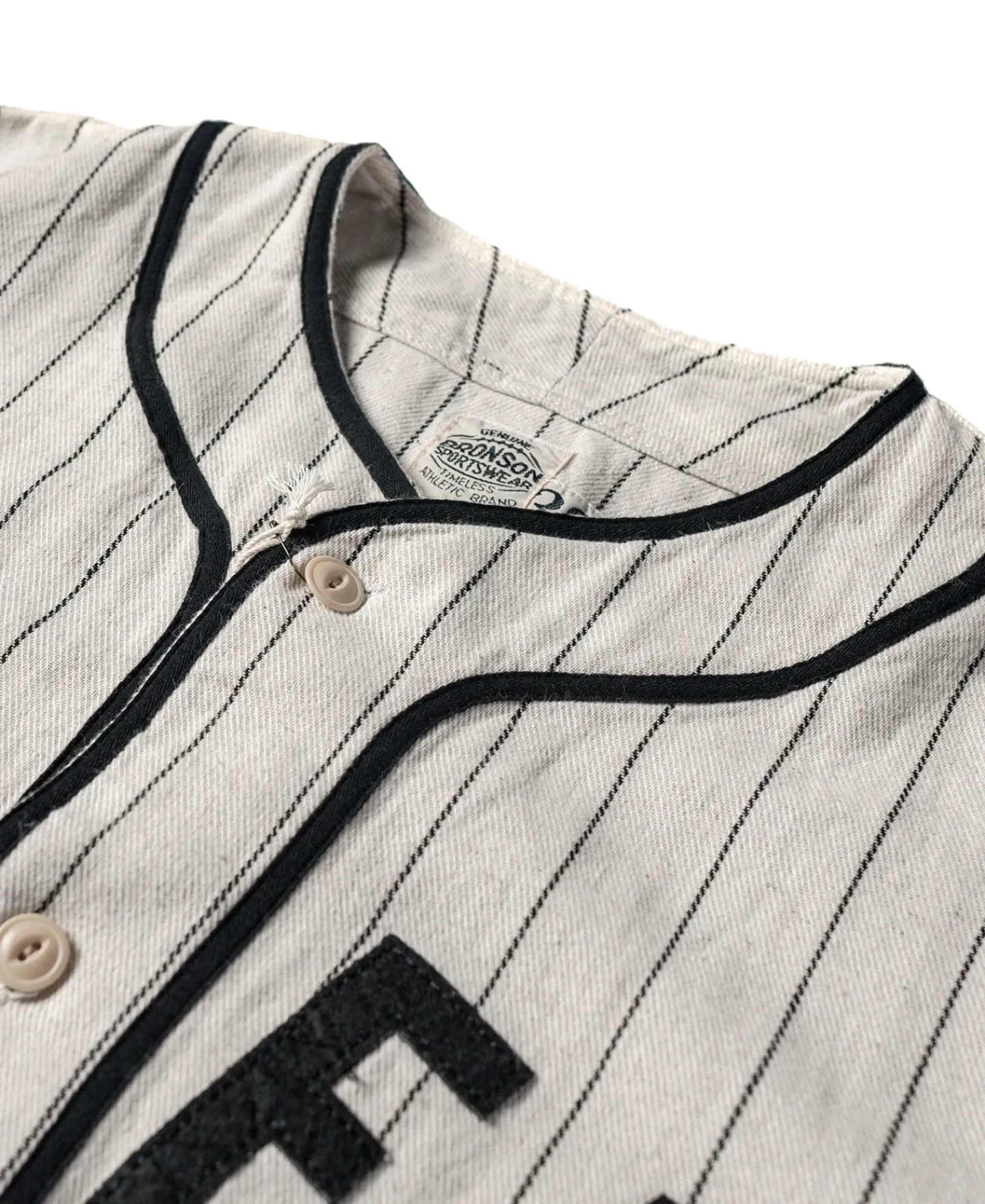 Bronson Mfg WWII Military Baseball Shirt - AIEA NH> Short Sleeve Shirts