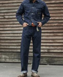 Bronson Mfg WWII Simplified Model Cowboy Selvedge Denim Jacket><noscript><img width=
