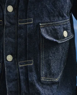 Bronson Mfg 46806XX 1946 NEX Model 1st Selvedge Denim Jacket><noscript><img width=